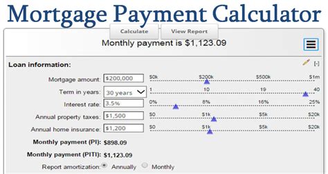 home monthly payment calculator.